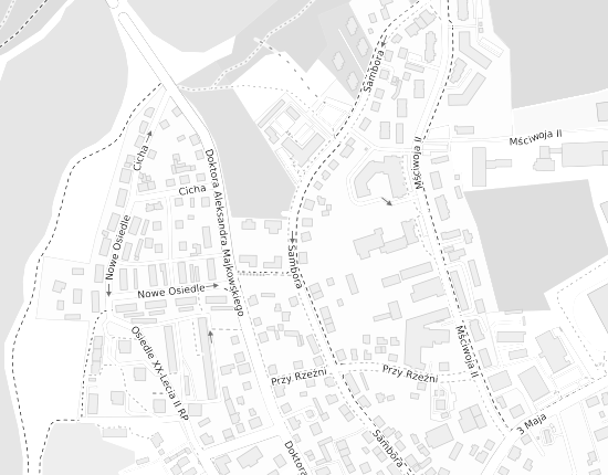 Mapa z adresem organizacji