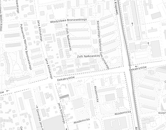 Mapa z adresem organizacji