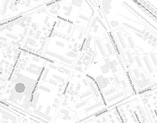 Mapa z adresem organizacji