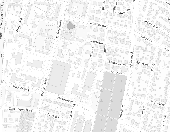 Mapa z adresem organizacji