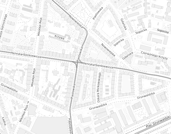 Mapa z adresem organizacji