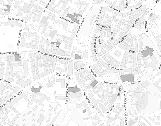 Mapa z adresem organizacji