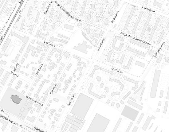 Mapa z adresem organizacji