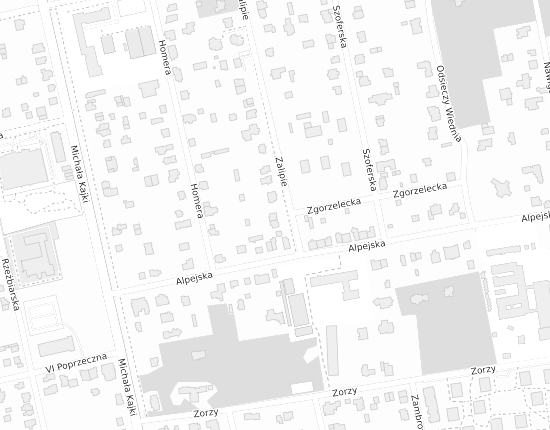 Mapa z adresem organizacji
