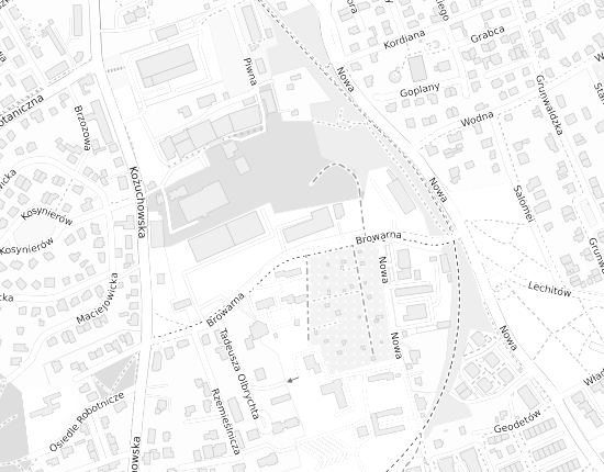 Mapa z adresem organizacji