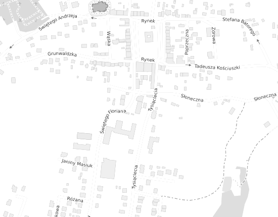 Mapa z adresem organizacji