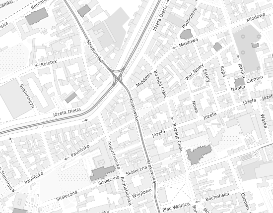 Mapa z adresem organizacji