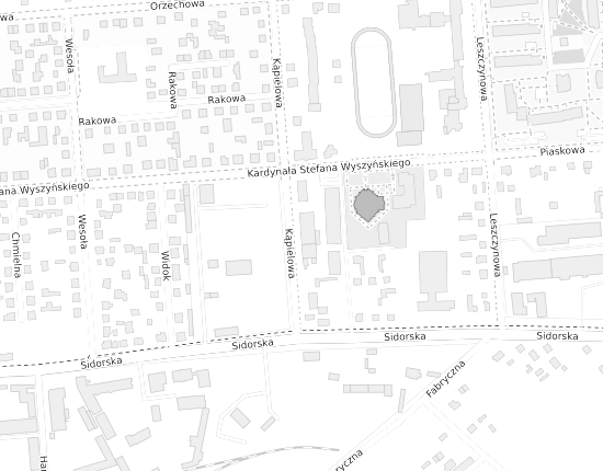 Mapa z adresem organizacji