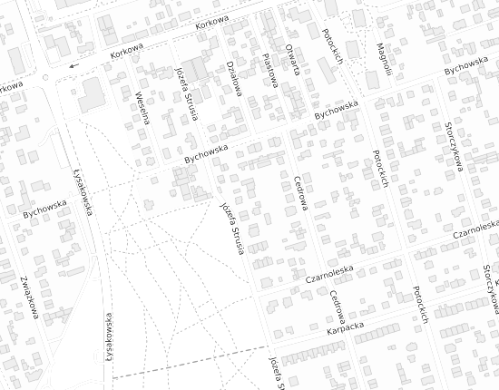 Mapa z adresem organizacji