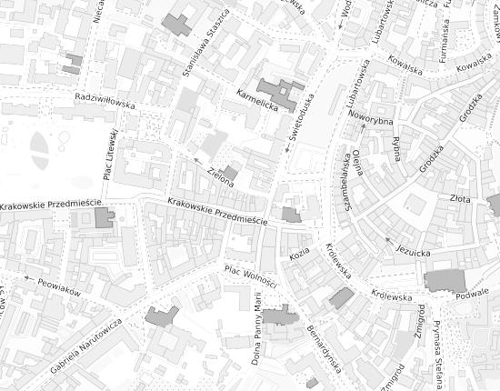 Mapa z adresem organizacji