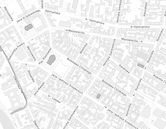 Mapa z adresem organizacji