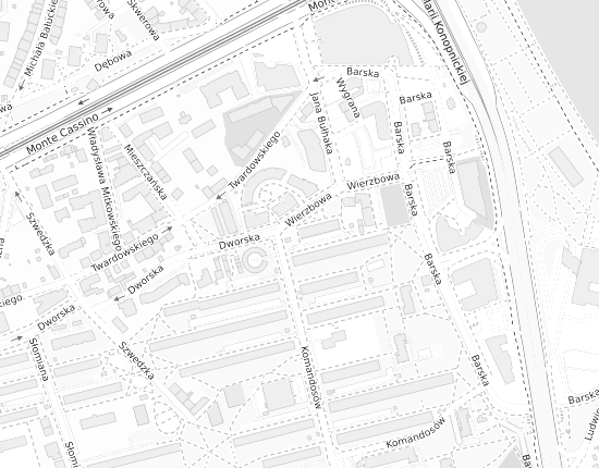 Mapa z adresem organizacji