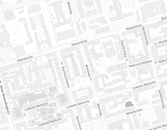 Mapa z adresem organizacji