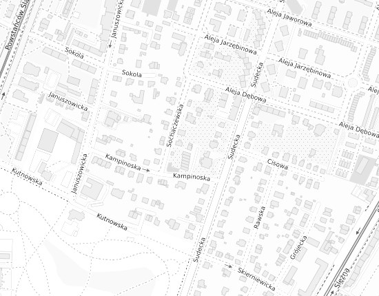 Mapa z adresem organizacji