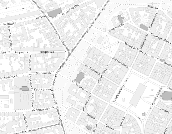 Mapa z adresem organizacji