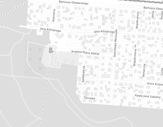 Mapa z adresem organizacji