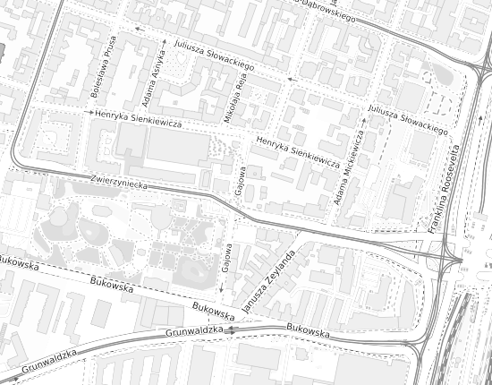 Mapa z adresem organizacji