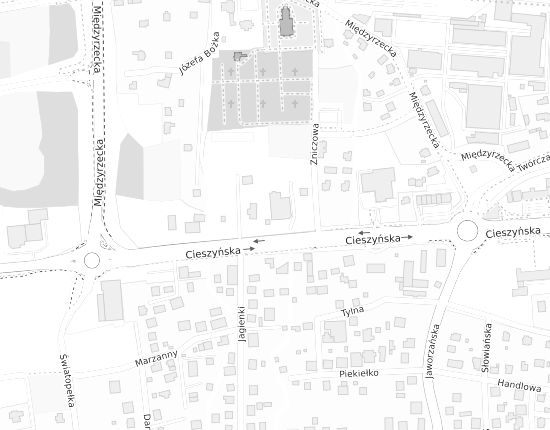 Mapa z adresem organizacji