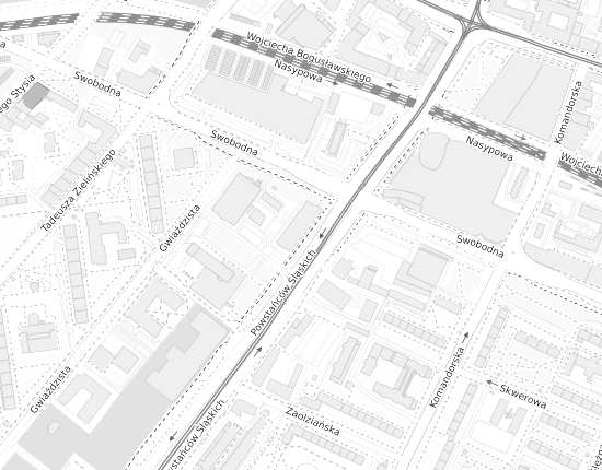 Mapa z adresem organizacji
