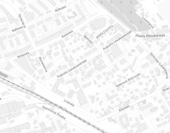 Mapa z adresem organizacji