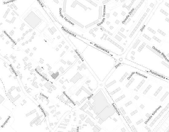 Mapa z adresem organizacji