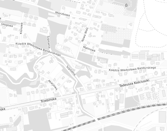 Mapa z adresem organizacji