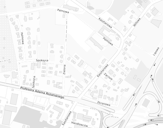 Mapa z adresem organizacji