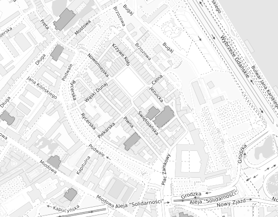 Mapa z adresem organizacji