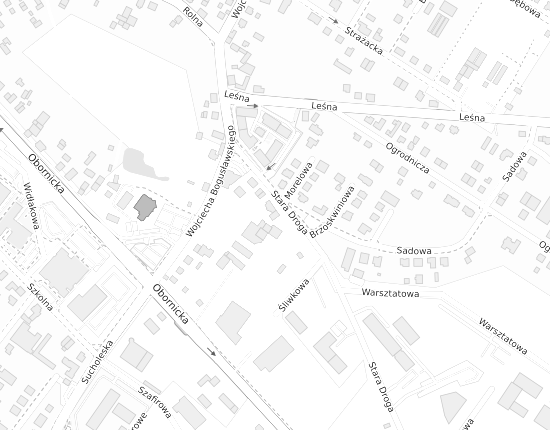 Mapa z adresem organizacji