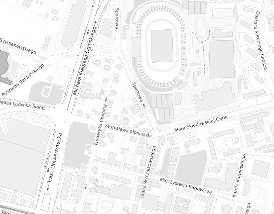 Mapa z adresem organizacji