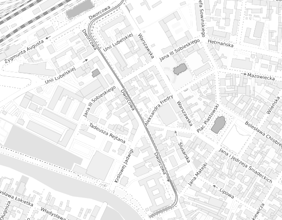 Mapa z adresem organizacji