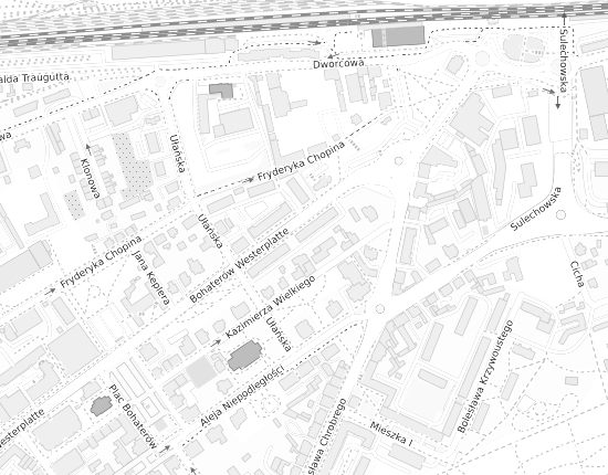 Mapa z adresem organizacji