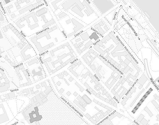 Mapa z adresem organizacji