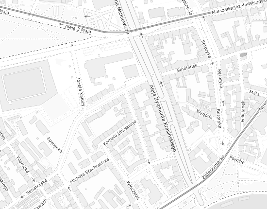 Mapa z adresem organizacji