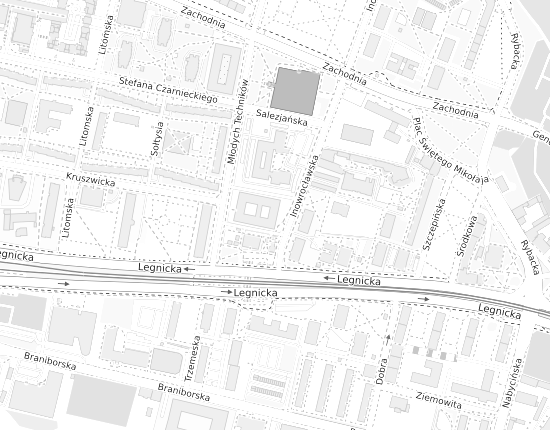 Mapa z adresem organizacji