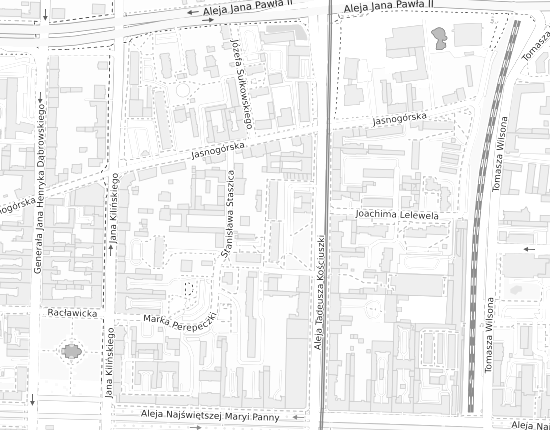 Mapa z adresem organizacji