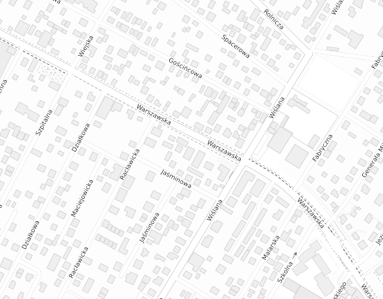 Mapa z adresem organizacji