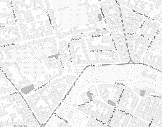 Mapa z adresem organizacji