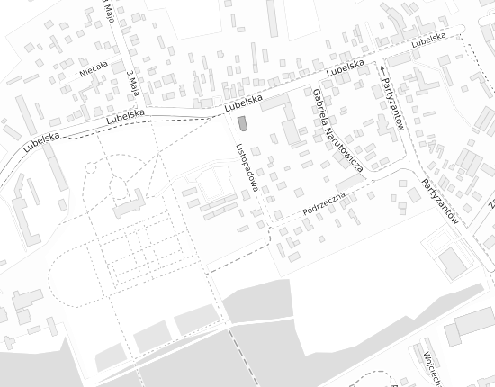 Mapa z adresem organizacji