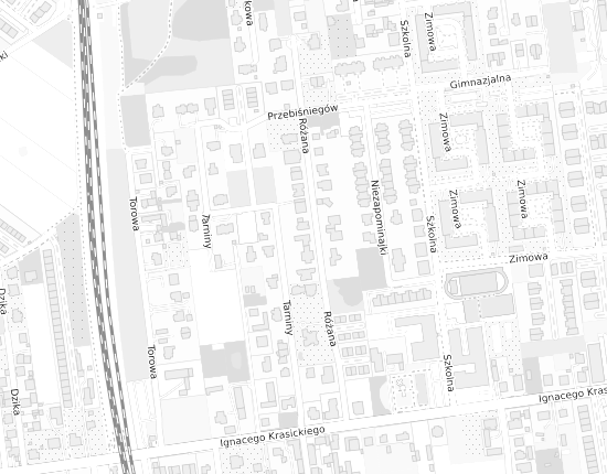 Mapa z adresem organizacji