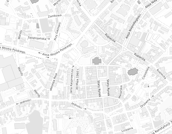 Mapa z adresem organizacji