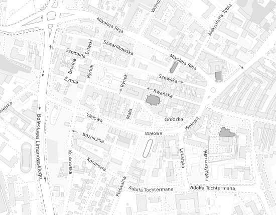 Mapa z adresem organizacji