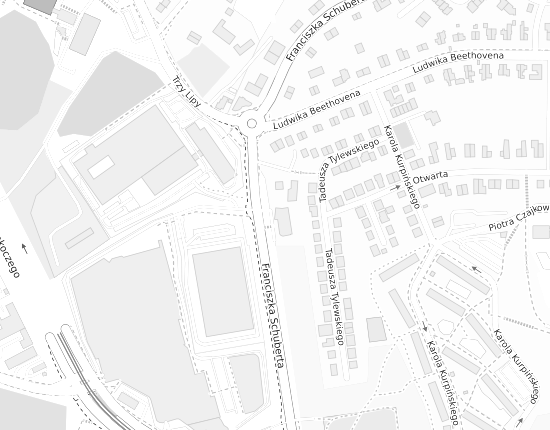 Mapa z adresem organizacji
