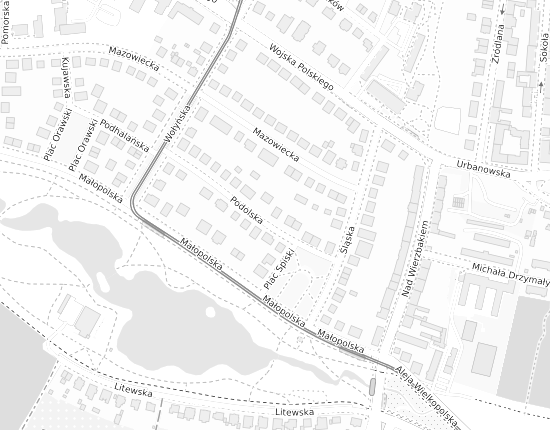 Mapa z adresem organizacji
