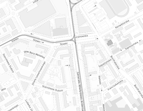 Mapa z adresem organizacji