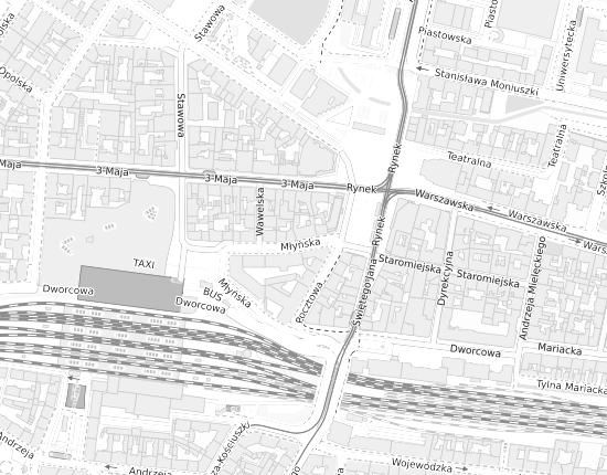 Mapa z adresem organizacji