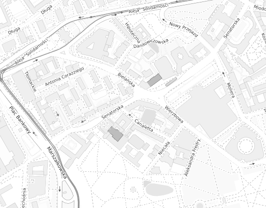 Mapa z adresem organizacji
