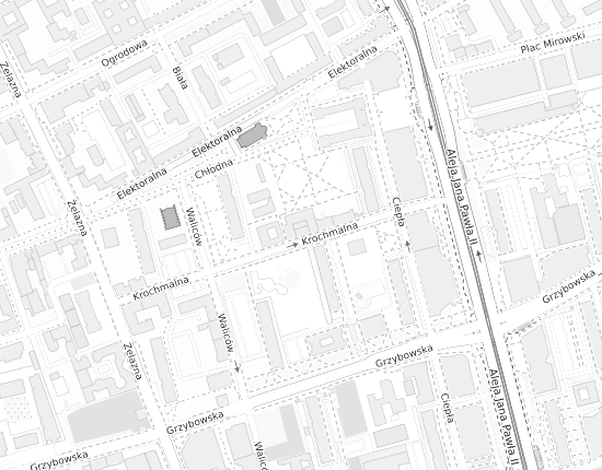 Mapa z adresem organizacji