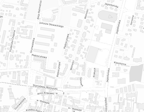 Mapa z adresem organizacji