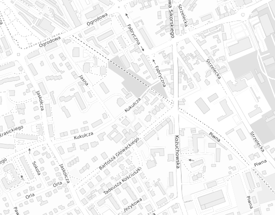 Mapa z adresem organizacji